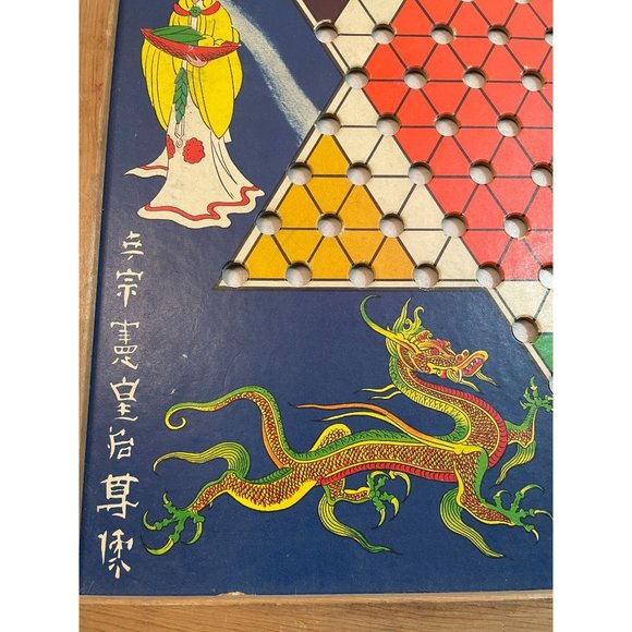 Vintage Whitman Publishing Cardboard Chinese Checkers Game Board - Picture 5 of 7